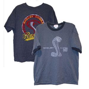 BUNDLE 2 Shelby Cobra Tee shirts Size XL